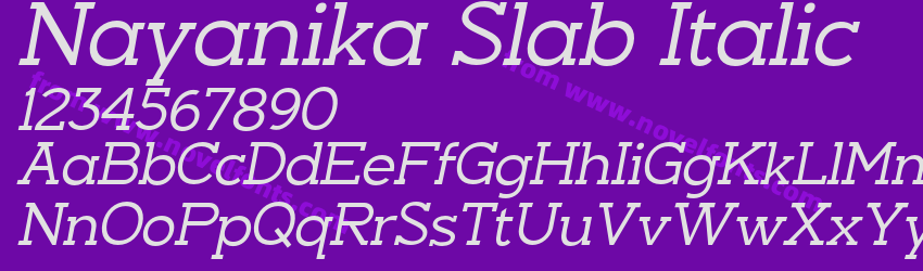 Nayanika Slab ItalicPreview Nayanika Slab ItalicPreview