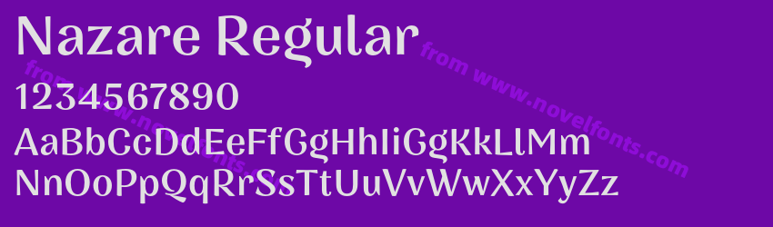 Nazare RegularPreview Nazare RegularPreview