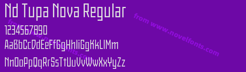 Nd Tupa Nova RegularPreview Nd Tupa Nova RegularPreview
