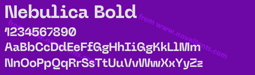 Nebulica BoldPreview Nebulica BoldPreview