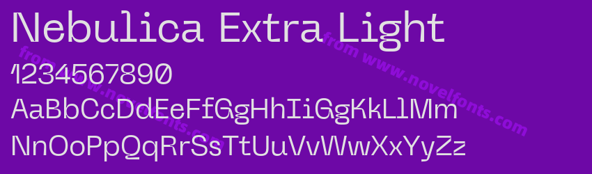 Nebulica Extra LightPreview Nebulica Extra LightPreview