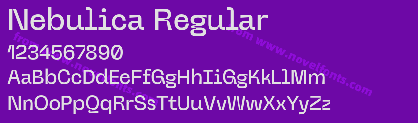 Nebulica RegularPreview Nebulica RegularPreview