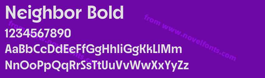 Neighbor BoldPreview Neighbor BoldPreview