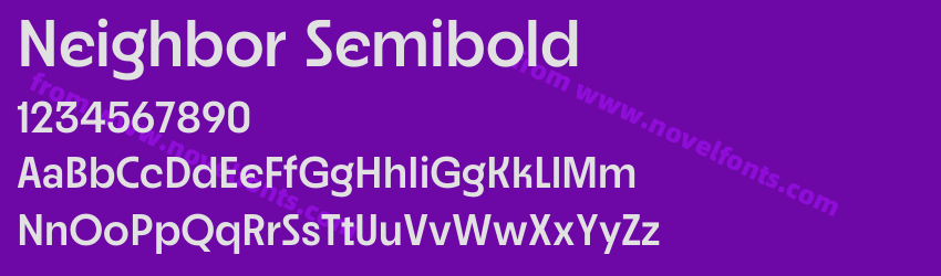 Neighbor SemiboldPreview Neighbor SemiboldPreview