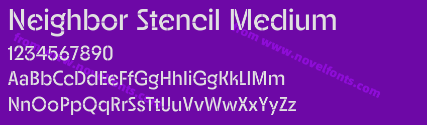 Neighbor Stencil MediumPreview Neighbor Stencil MediumPreview
