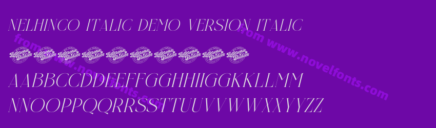 Nelhinco Italic DEMO VERSION ItalicPreview Nelhinco Italic DEMO VERSION ItalicPreview