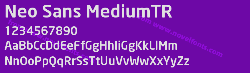 Neo Sans MediumTRPreview Neo Sans MediumTRPreview