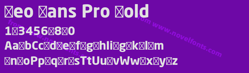 Neo Sans Pro BoldPreview Neo Sans Pro BoldPreview