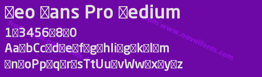 Neo Sans Pro MediumPreview Neo Sans Pro MediumPreview