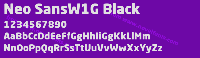 Neo SansW1G BlackPreview Neo SansW1G BlackPreview