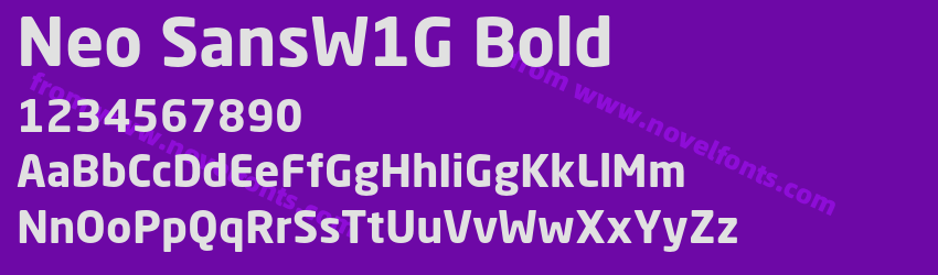 Neo SansW1G BoldPreview Neo SansW1G BoldPreview