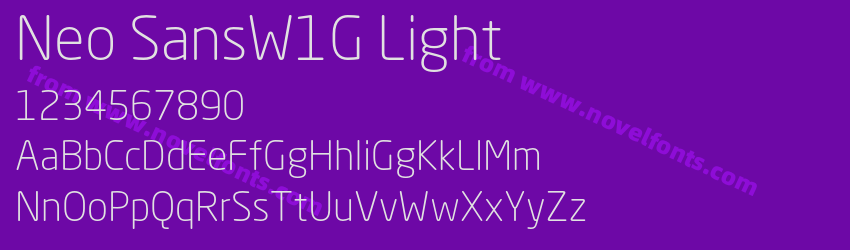 Neo SansW1G LightPreview Neo SansW1G LightPreview