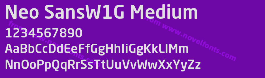 Neo SansW1G MediumPreview Neo SansW1G MediumPreview