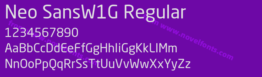 Neo SansW1G RegularPreview Neo SansW1G RegularPreview