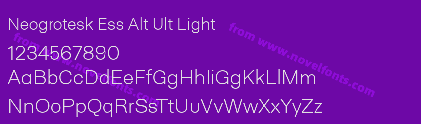 Neogrotesk Ess Alt Ult LightPreview Neogrotesk Ess Alt Ult LightPreview