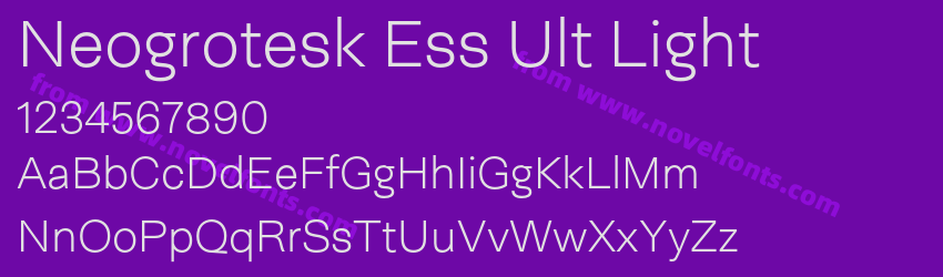 Neogrotesk Ess Ult LightPreview Neogrotesk Ess Ult LightPreview