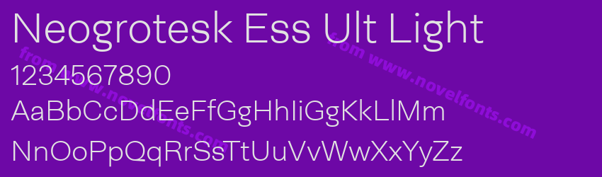 Neogrotesk Ess Ult LightPreview Neogrotesk Ess Ult LightPreview