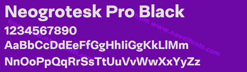 Neogrotesk Pro BlackPreview Neogrotesk Pro BlackPreview