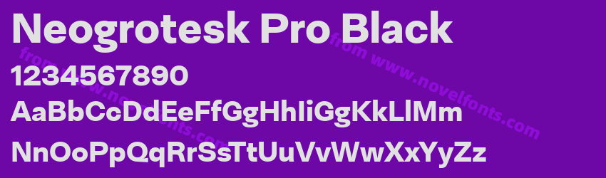Neogrotesk Pro BlackPreview Neogrotesk Pro BlackPreview