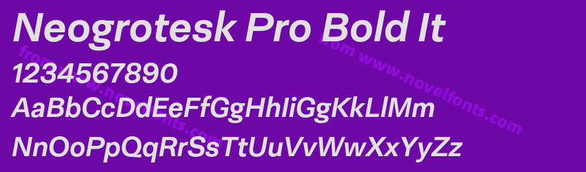 Neogrotesk Pro Bold ItPreview Neogrotesk Pro Bold ItPreview
