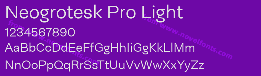 Neogrotesk Pro LightPreview Neogrotesk Pro LightPreview