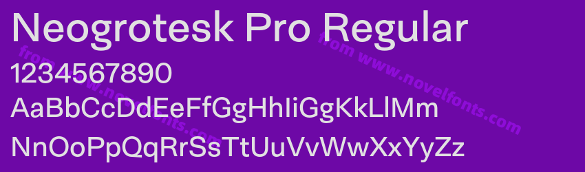 Neogrotesk Pro RegularPreview Neogrotesk Pro RegularPreview