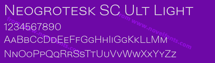 Neogrotesk SC Ult LightPreview Neogrotesk SC Ult LightPreview