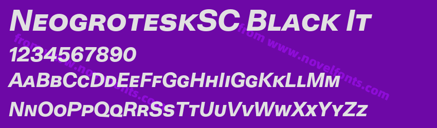 NeogroteskSC Black ItPreview NeogroteskSC Black ItPreview