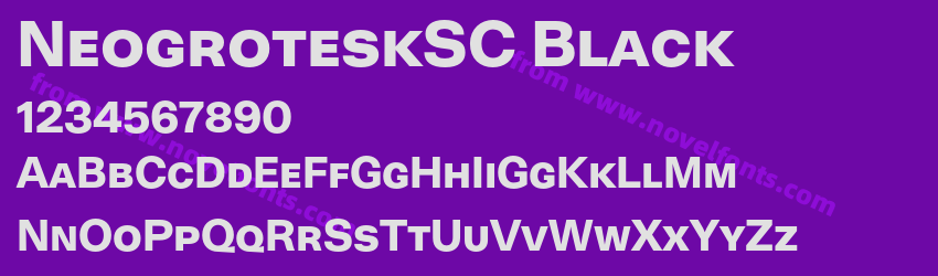 NeogroteskSC BlackPreview NeogroteskSC BlackPreview