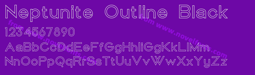 Neptunite Outline BlackPreview Neptunite Outline BlackPreview