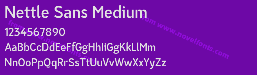 Nettle Sans MediumPreview Nettle Sans MediumPreview