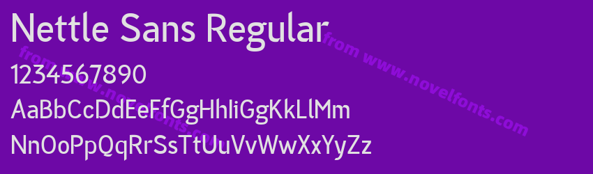 Nettle Sans RegularPreview Nettle Sans RegularPreview