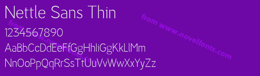 Nettle Sans ThinPreview Nettle Sans ThinPreview