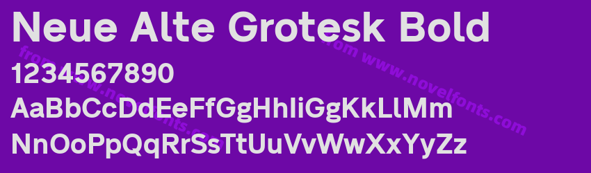 Neue Alte Grotesk BoldPreview Neue Alte Grotesk BoldPreview