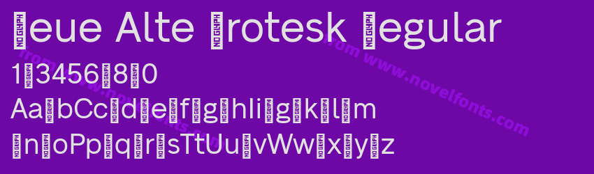 Neue Alte Grotesk RegularPreview Neue Alte Grotesk RegularPreview