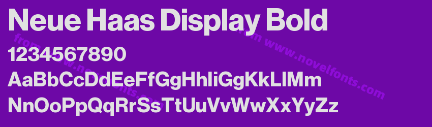 Neue Haas Display BoldPreview Neue Haas Display BoldPreview