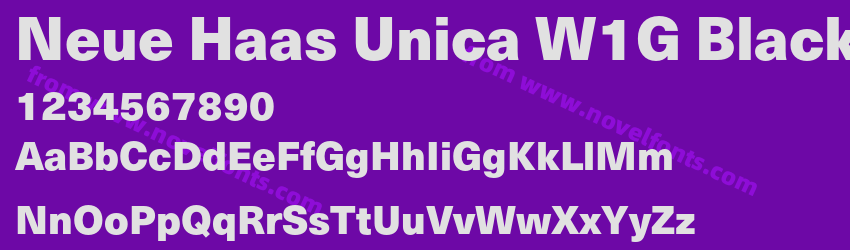 Neue Haas Unica W1G BlackPreview Neue Haas Unica W1G BlackPreview