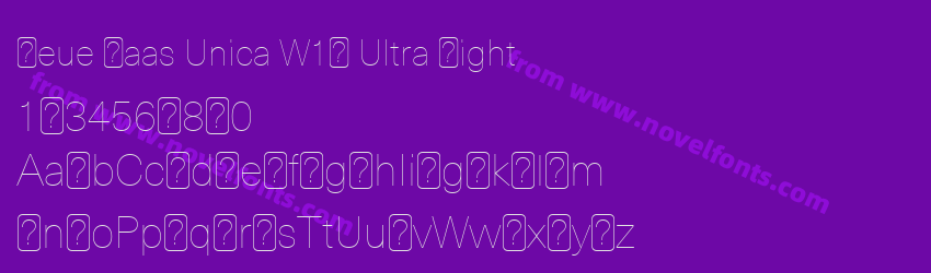 Neue Haas Unica W1G Ultra LightPreview Neue Haas Unica W1G Ultra LightPreview