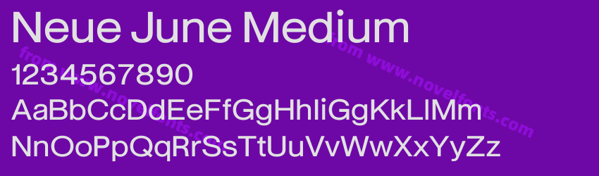 Neue June MediumPreview Neue June MediumPreview