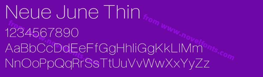 Neue June ThinPreview Neue June ThinPreview