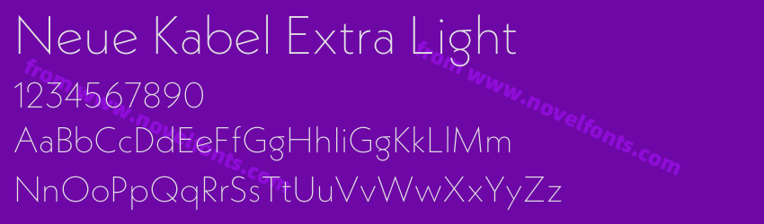 Neue Kabel Extra LightPreview Neue Kabel Extra LightPreview