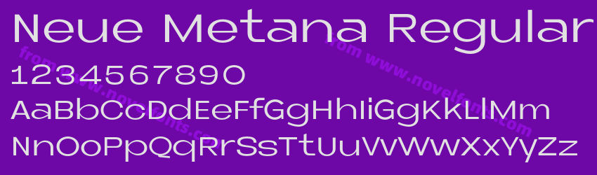 Neue Metana RegularPreview Neue Metana RegularPreview