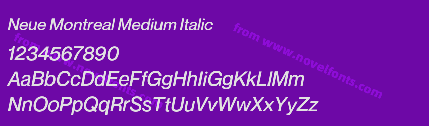 Neue Montreal Medium ItalicPreview Neue Montreal Medium ItalicPreview