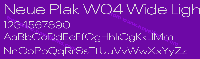 Neue Plak W04 Wide LightPreview Neue Plak W04 Wide LightPreview