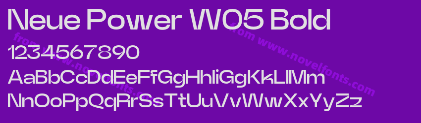 Neue Power W05 BoldPreview Neue Power W05 BoldPreview