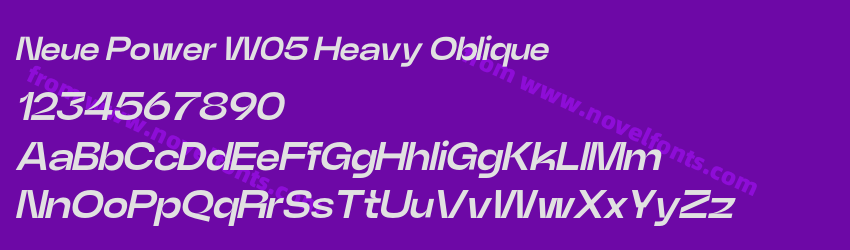 Neue Power W05 Heavy ObliquePreview Neue Power W05 Heavy ObliquePreview