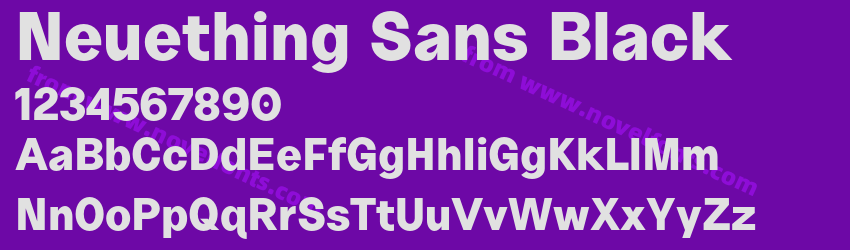 Neuething Sans BlackPreview Neuething Sans BlackPreview