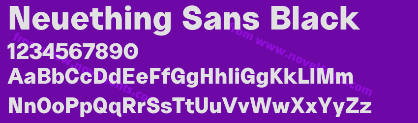 Neuething Sans BlackPreview Neuething Sans BlackPreview