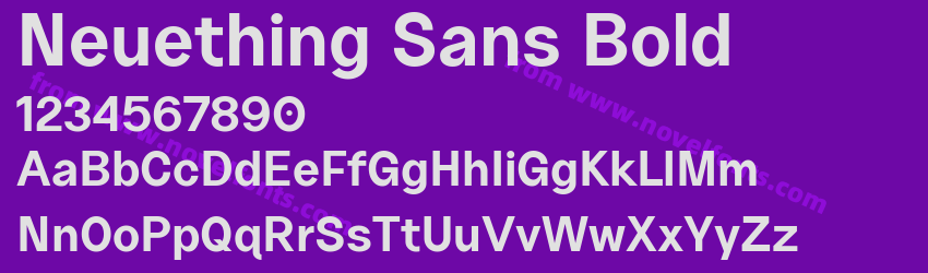 Neuething Sans BoldPreview Neuething Sans BoldPreview