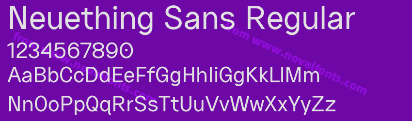Neuething Sans RegularPreview Neuething Sans RegularPreview